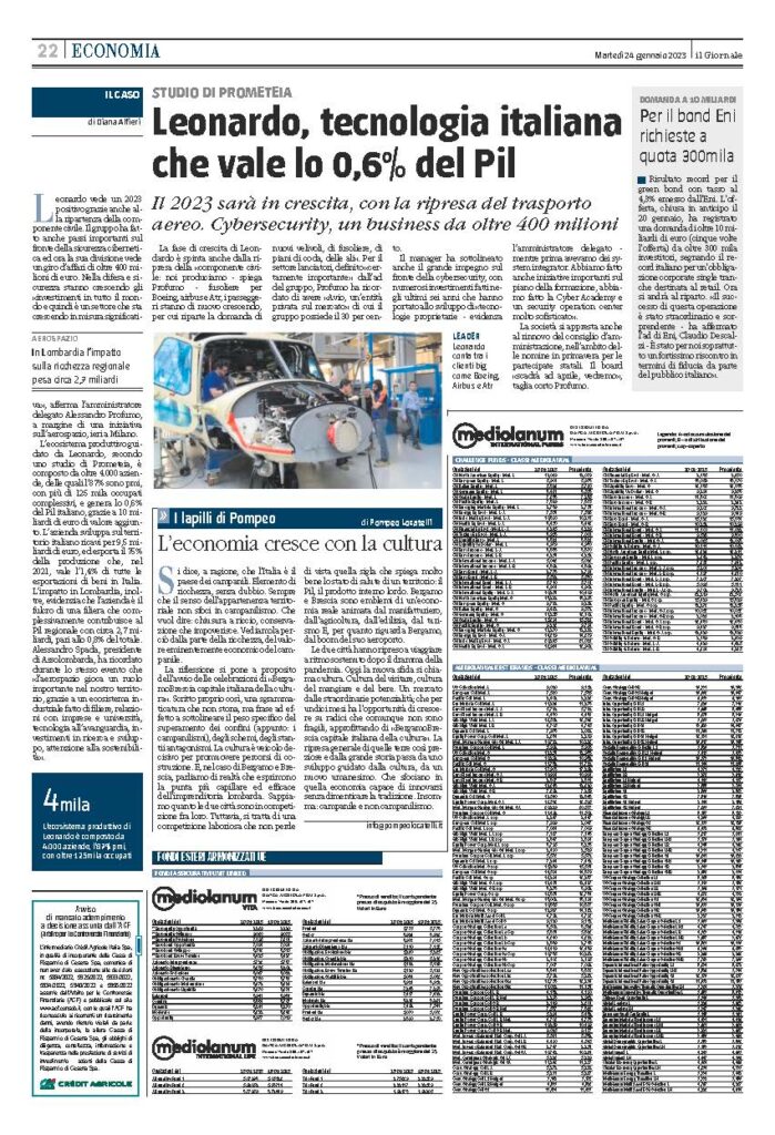 L’economia cresce con la cultura