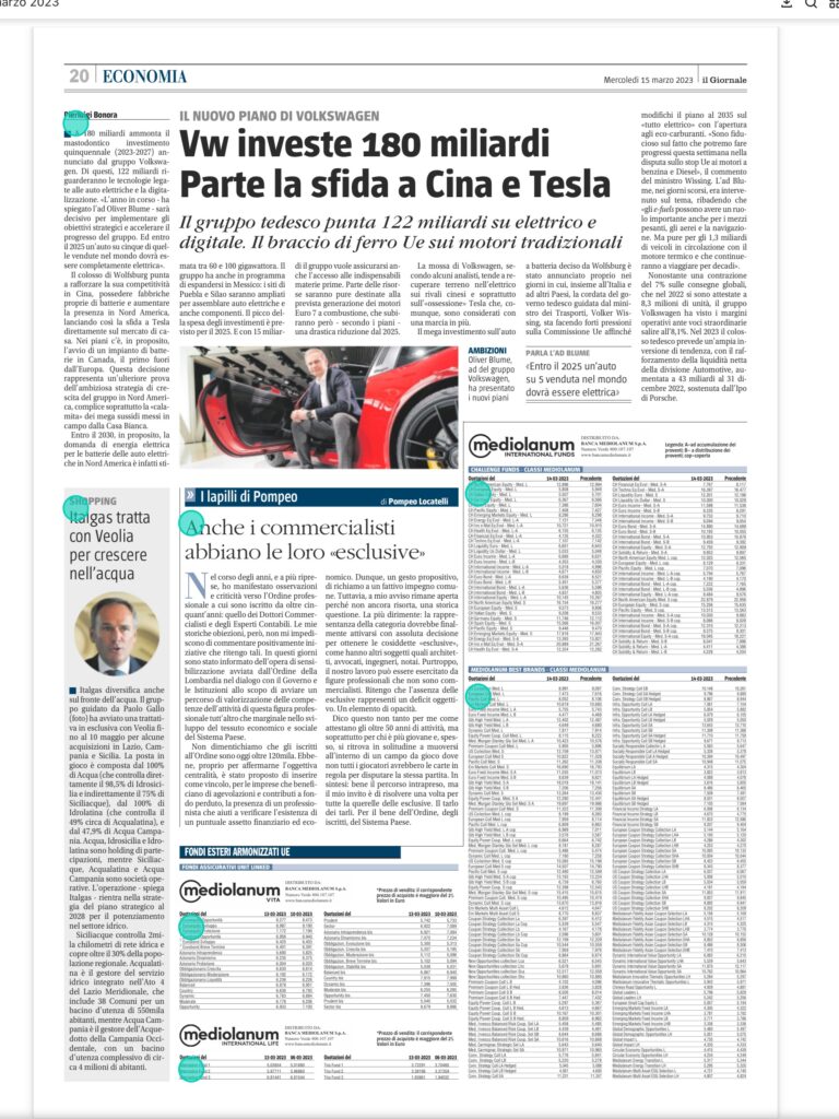 Anche i commercialisti abbiano le loro “esclusive”