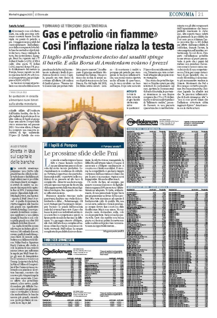 Le prossime sfide delle Pmi