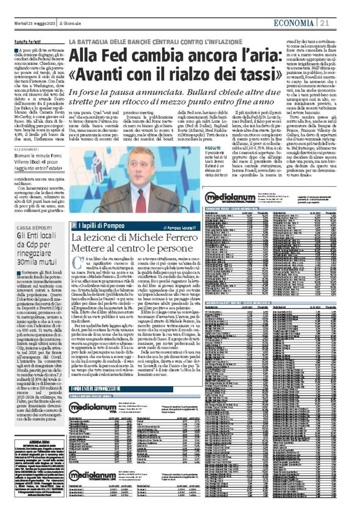 La lezione di Michele Ferrero Mettere al centro le persone