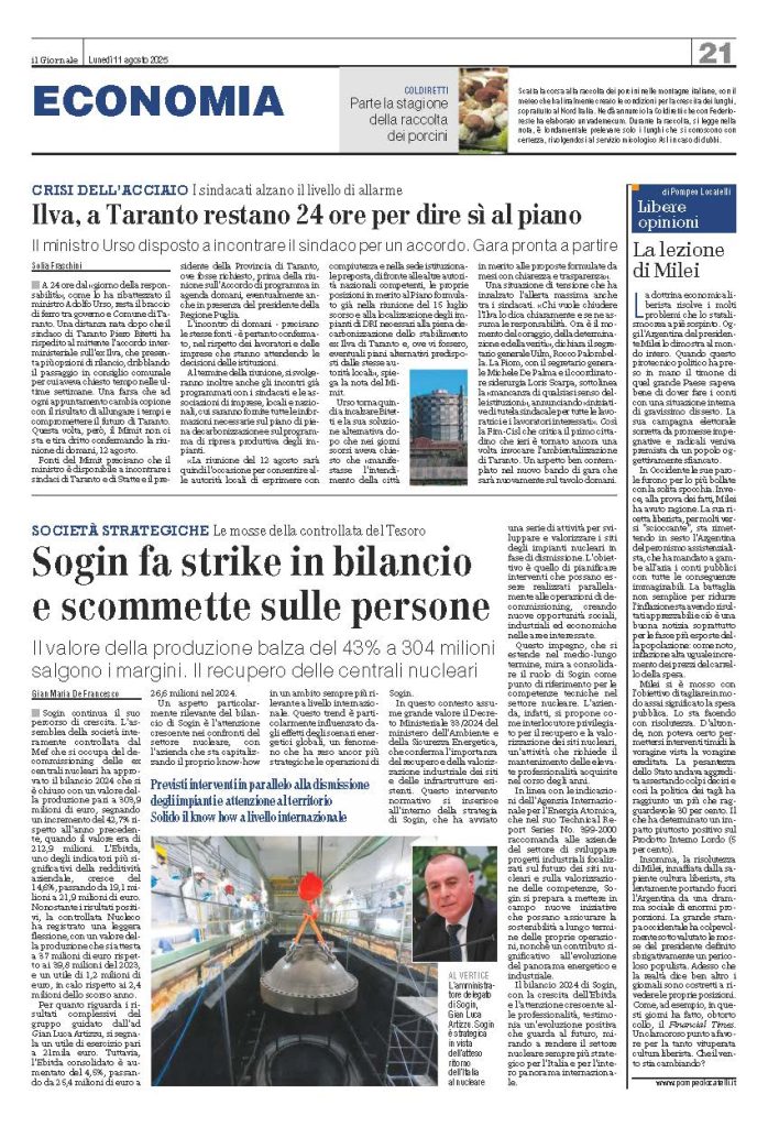 La lezione di Milei