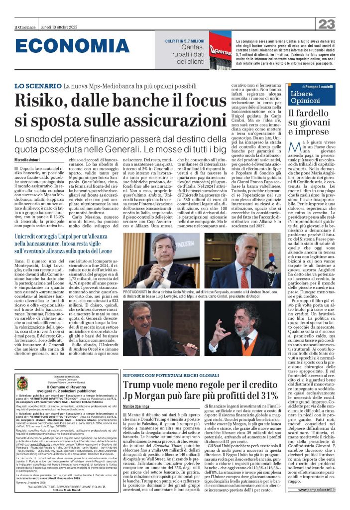 Il fardello su giovani e imprese
