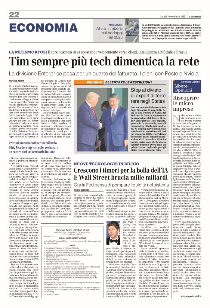 Riscoprire le micro imprese